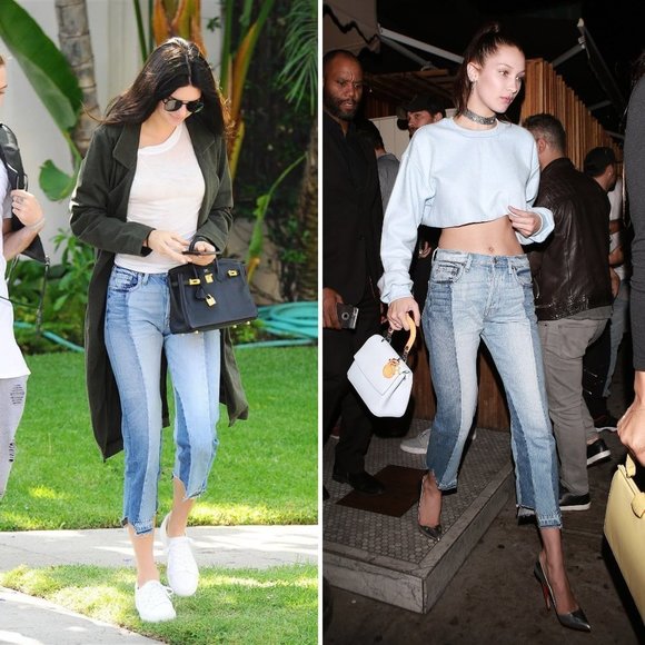 Frame Denim Denim - Frame Nouveau Le Mix Cropped Straight Jeans Sz 28